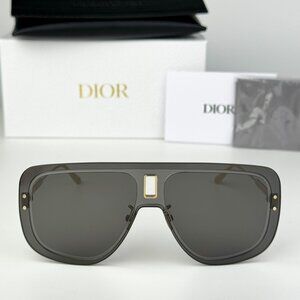 Dior Men Sunglasses Gold Grey Mask ULTRADIOR MU B0A0 BRAND NEW